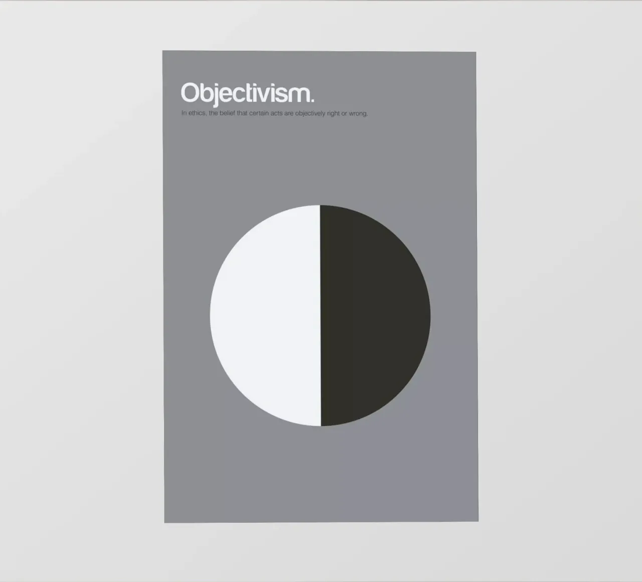 Objectivism PVC Plane von Genís Carreras