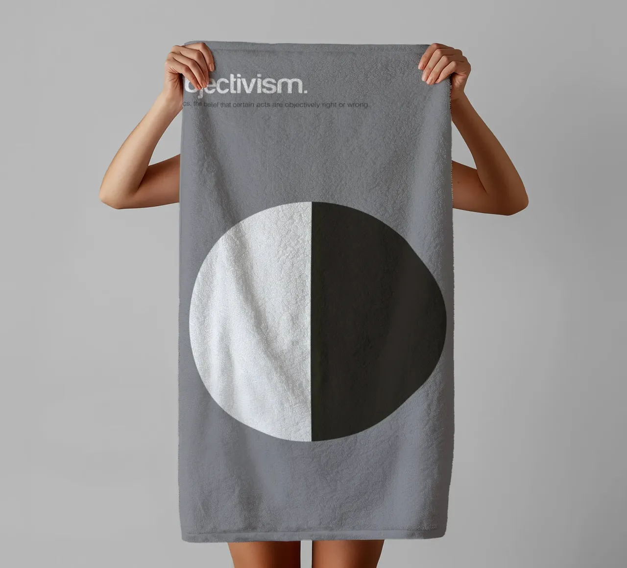 Objectivism badhanddoek van Genís Carreras