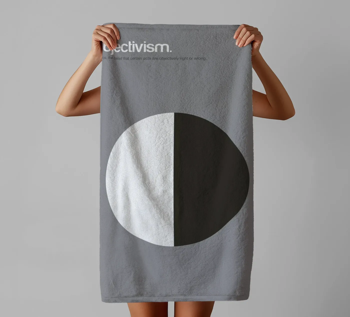 Objectivism serviette de bain de Genís Carreras