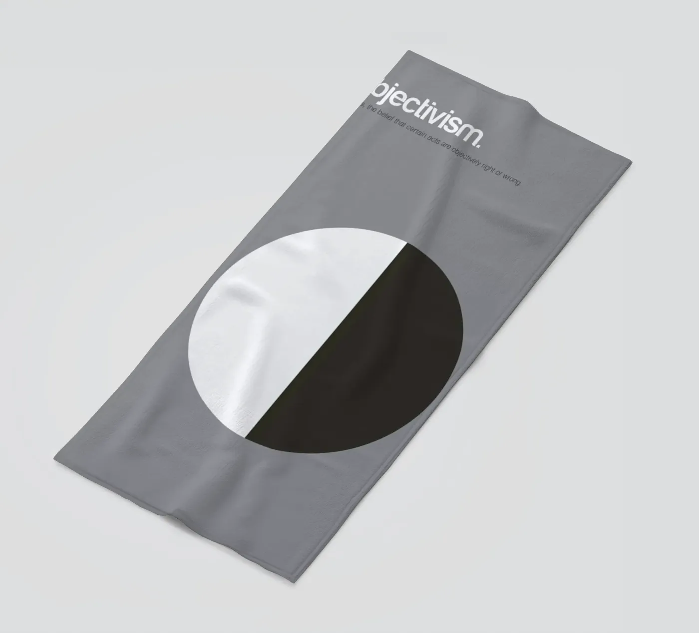 Objectivism strandhanddoek van Genís Carreras