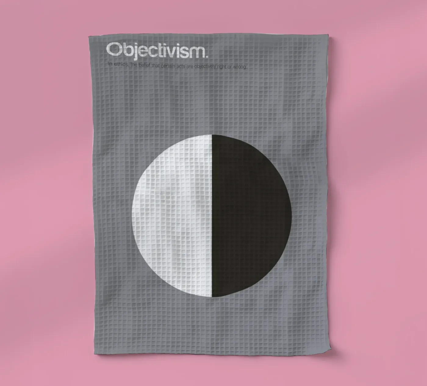 Objectivism Geschirrtuch von Genís Carreras
