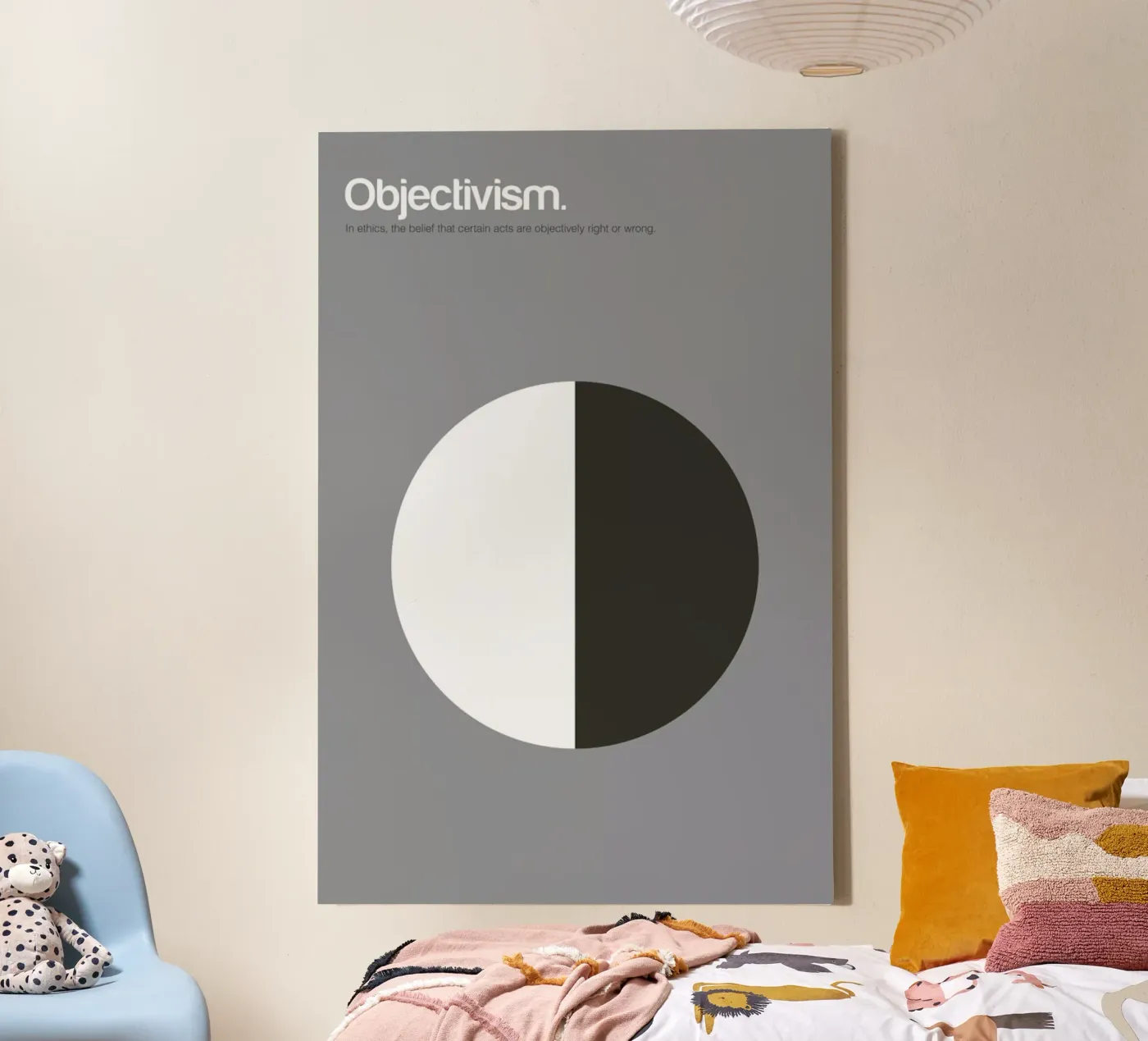 Objectivism tela da Genís Carreras