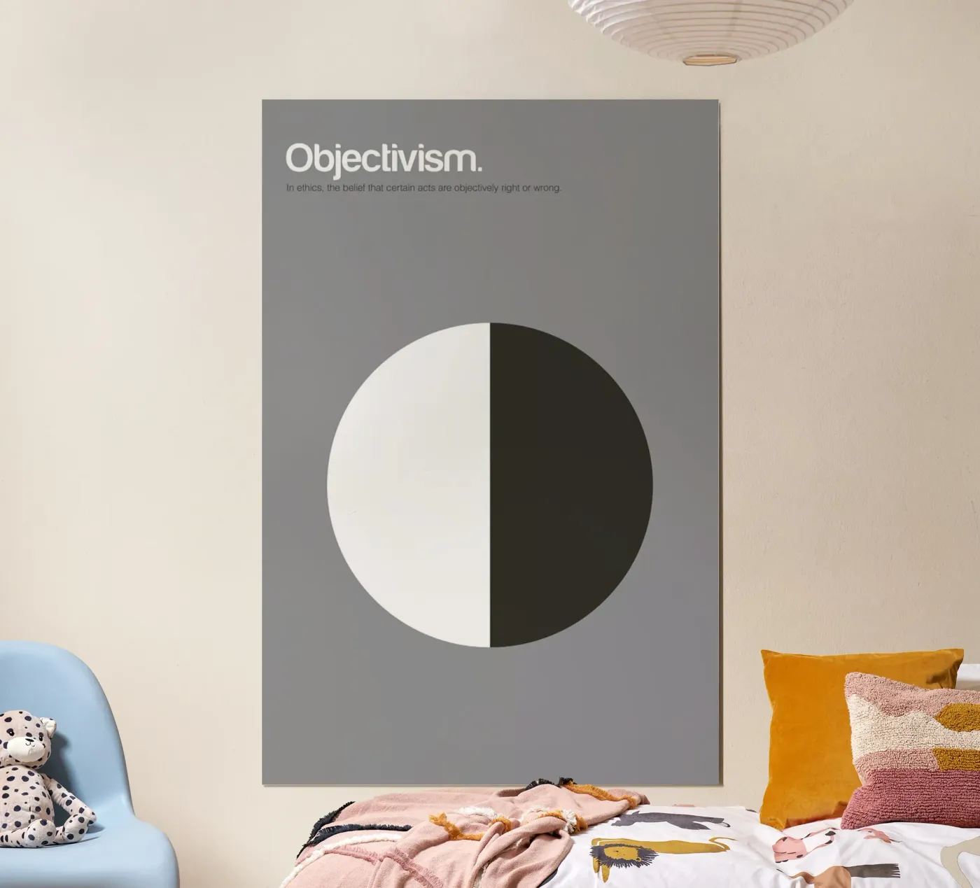 Objectivism poster da Genís Carreras