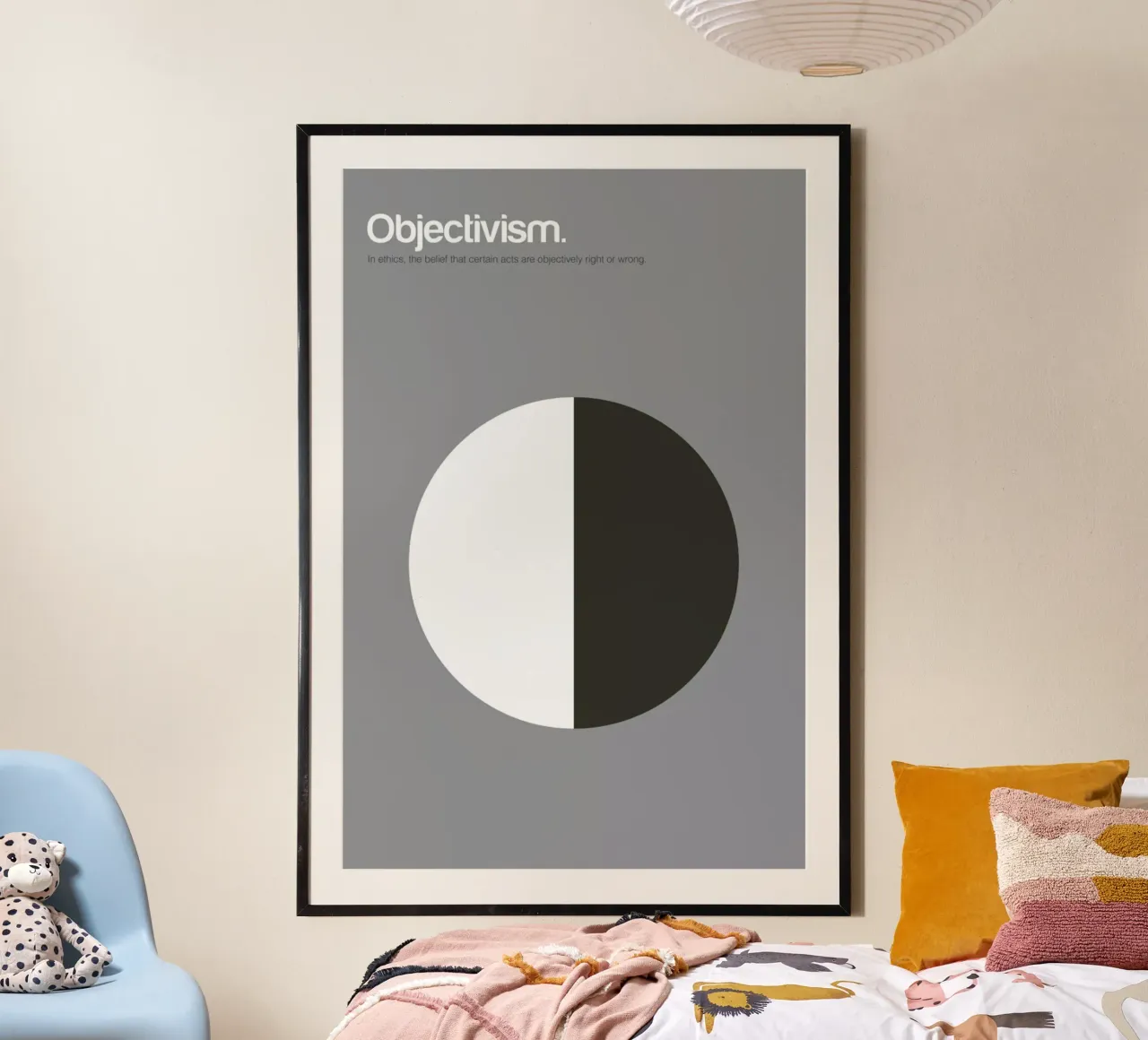 Objectivism poster de Genís Carreras