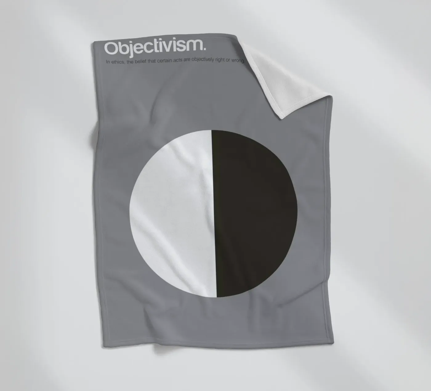 Objectivism Fleecedecke von Genís Carreras