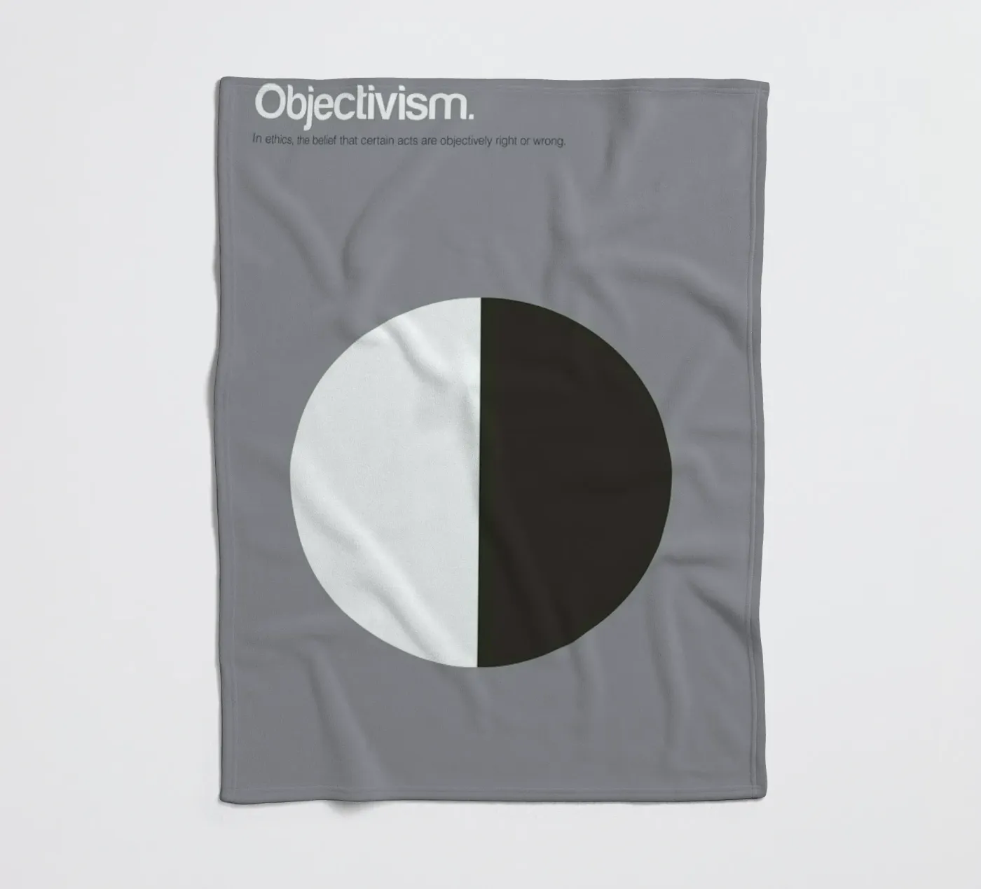 Objectivism Fleecedecke von Genís Carreras