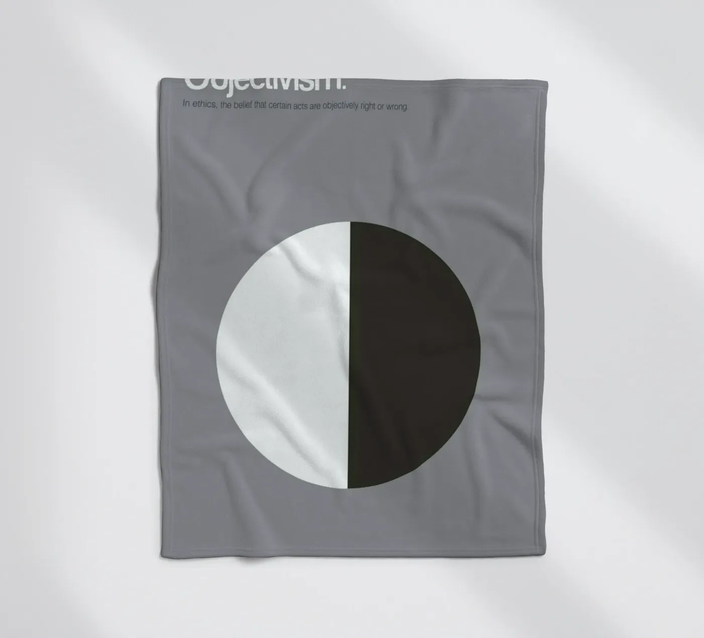 Objectivism Fleecedecke von Genís Carreras