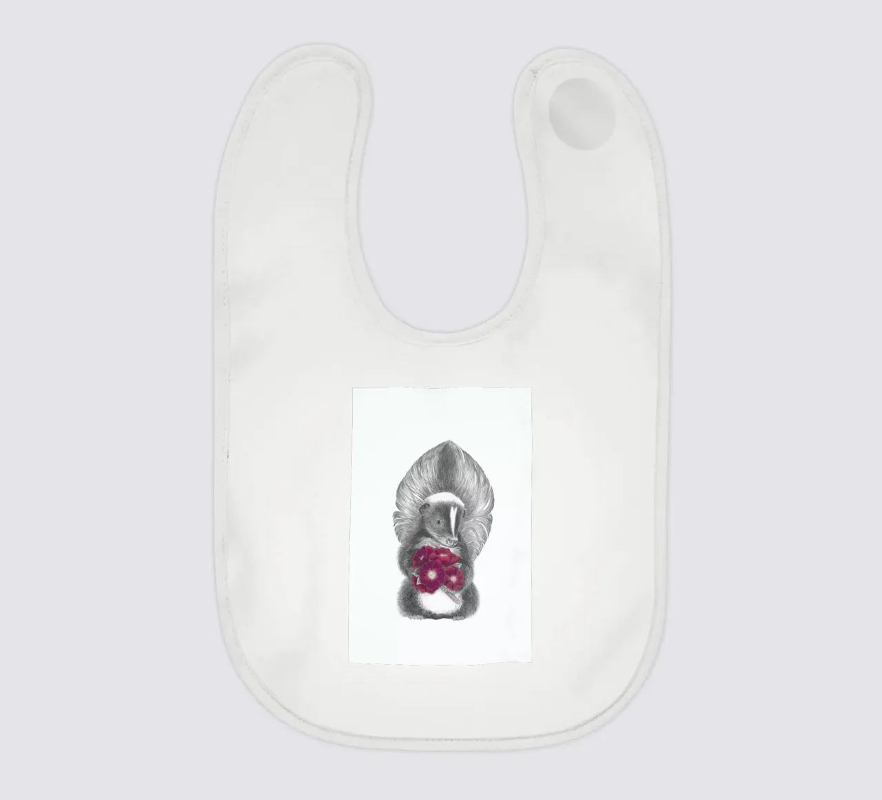 Scruffles Wigglebottom Skunk bavaglino da Le Canot Rouge