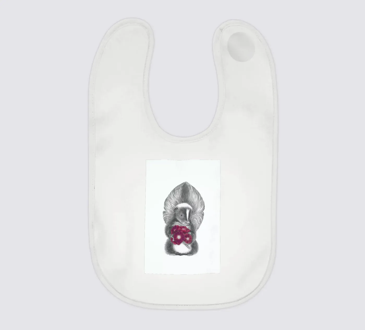 Scruffles Wigglebottom Skunk bavaglino da Le Canot Rouge