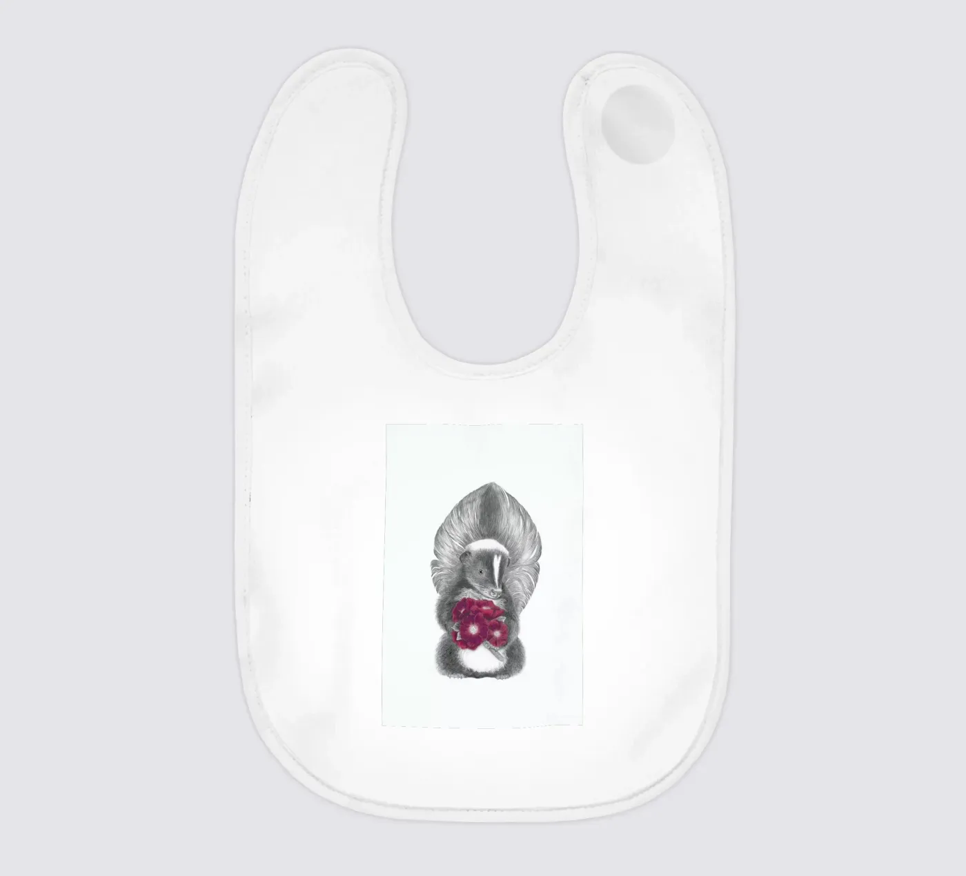 Scruffles Wigglebottom Skunk bavaglino da Le Canot Rouge