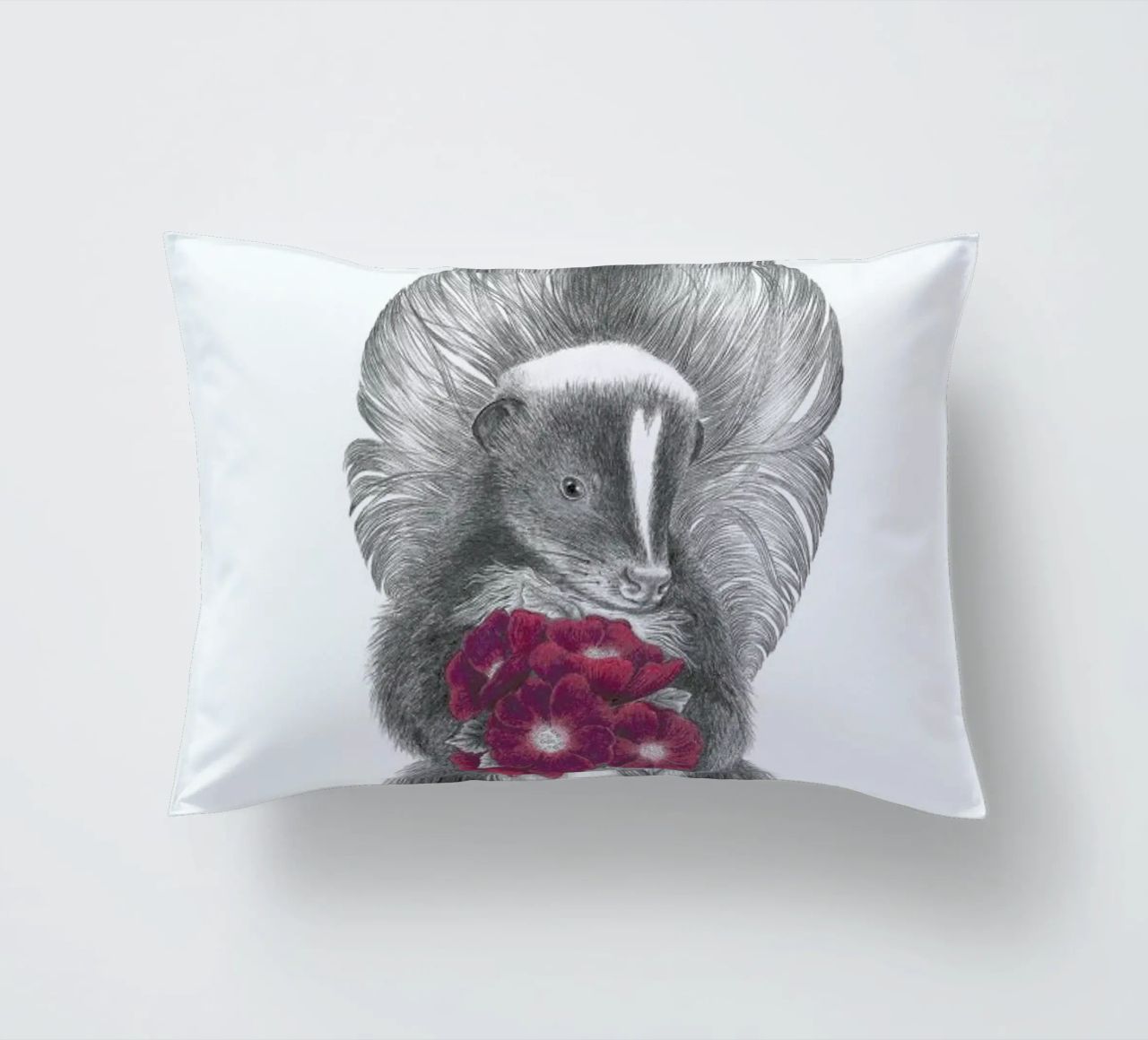 Scruffles Wigglebottom Skunk cuscino da Le Canot Rouge