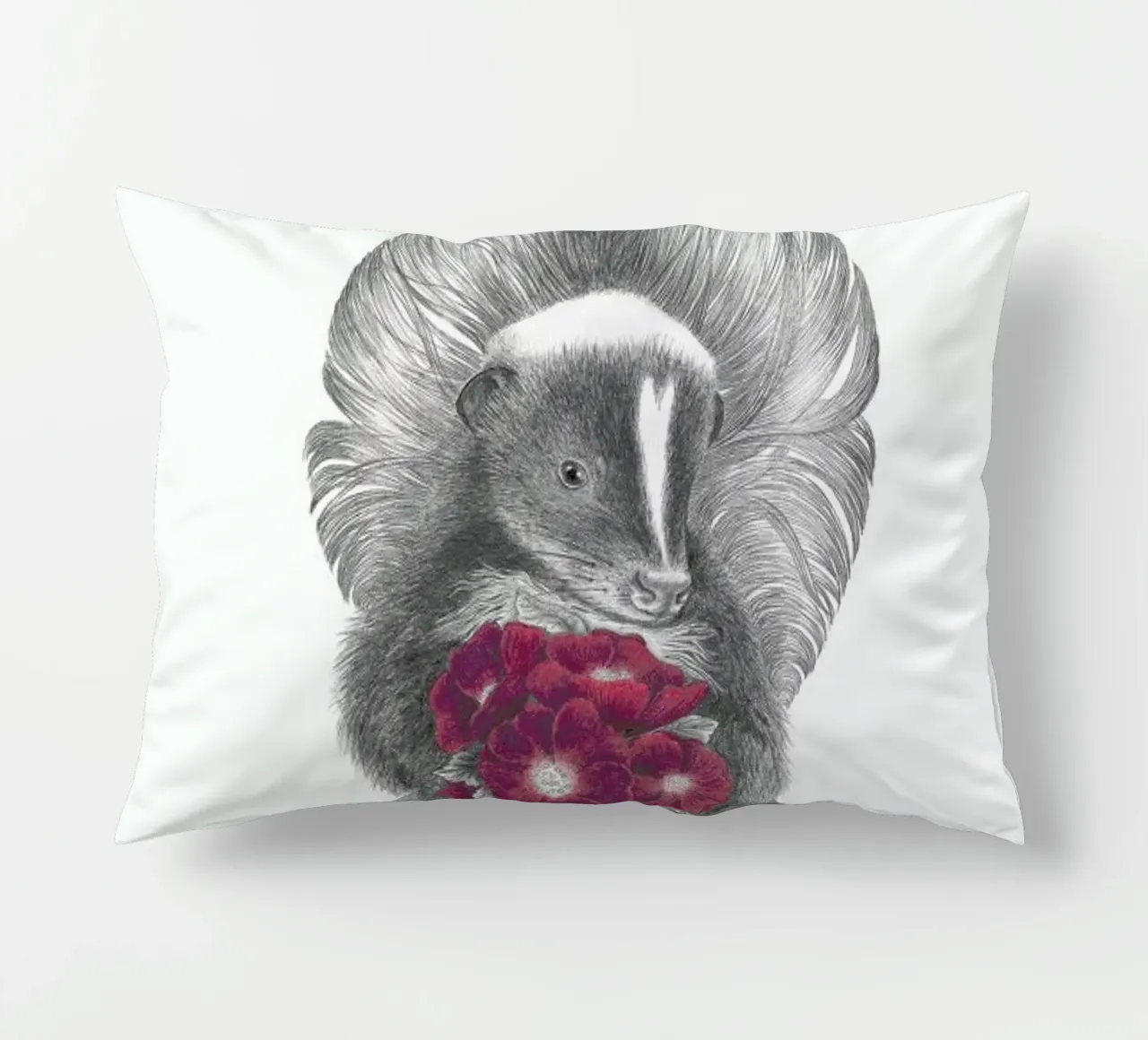 Scruffles Wigglebottom Skunk Kissen von Le Canot Rouge