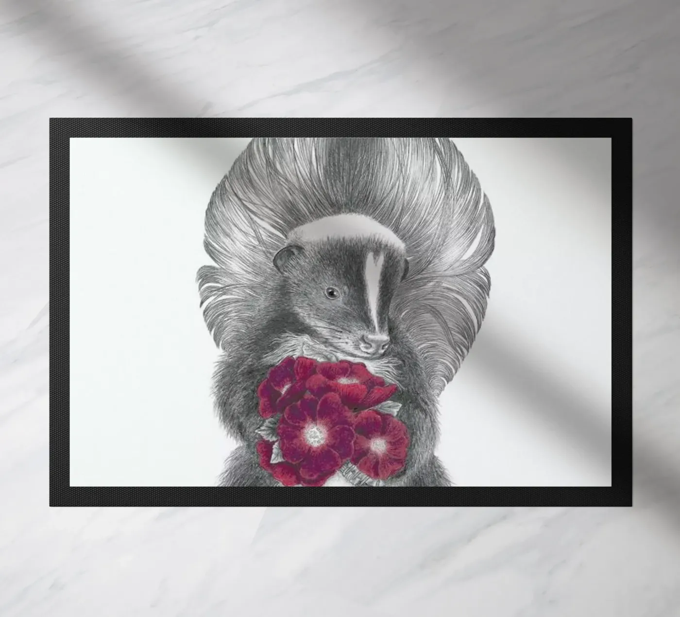 Scruffles Wigglebottom Skunk zerbino da Le Canot Rouge