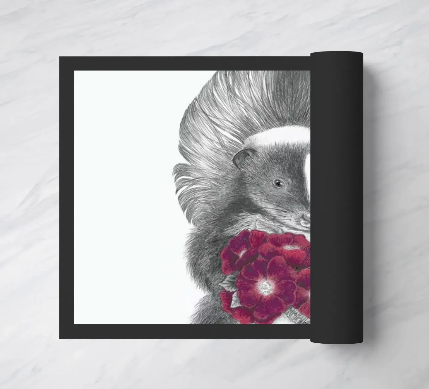 Scruffles Wigglebottom Skunk zerbino da Le Canot Rouge