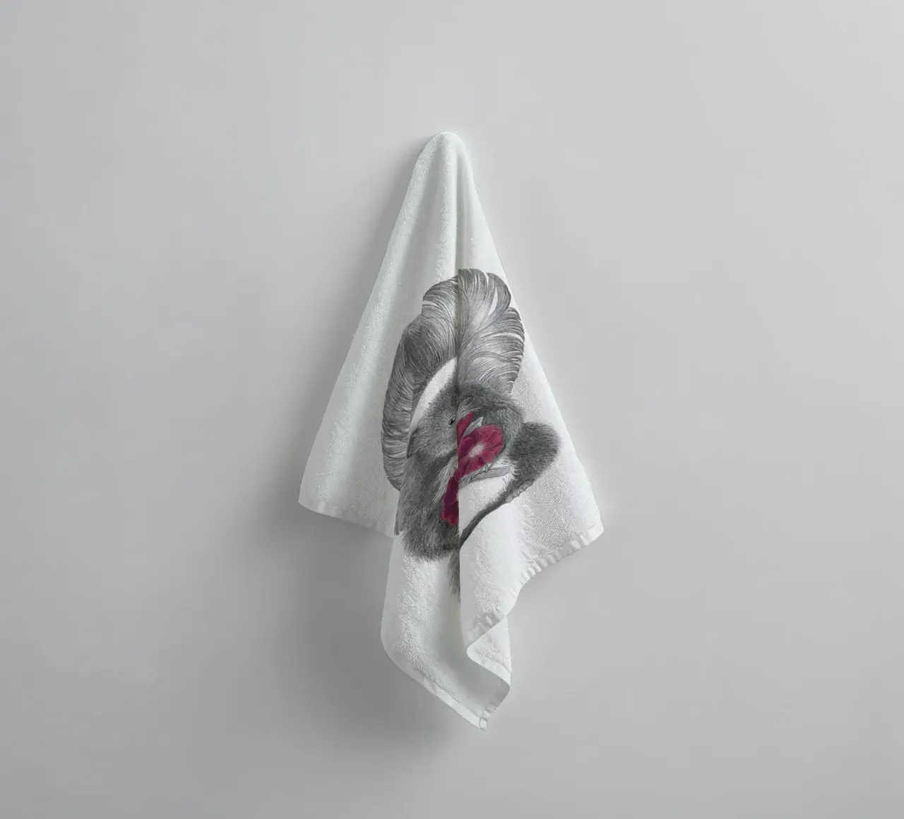 Scruffles Wigglebottom Skunk asciugamano da bagno da Le Canot Rouge