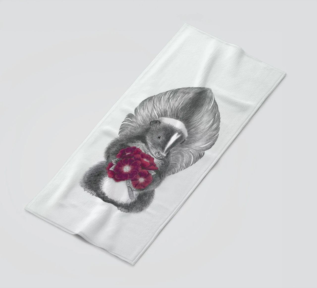 Scruffles Wigglebottom Skunk telo mare da Le Canot Rouge