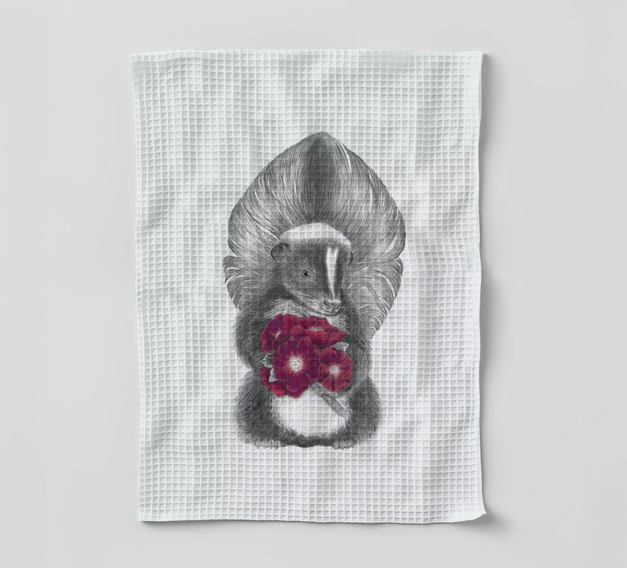 Scruffles Wigglebottom Skunk canovaccio da cucina da Le Canot Rouge