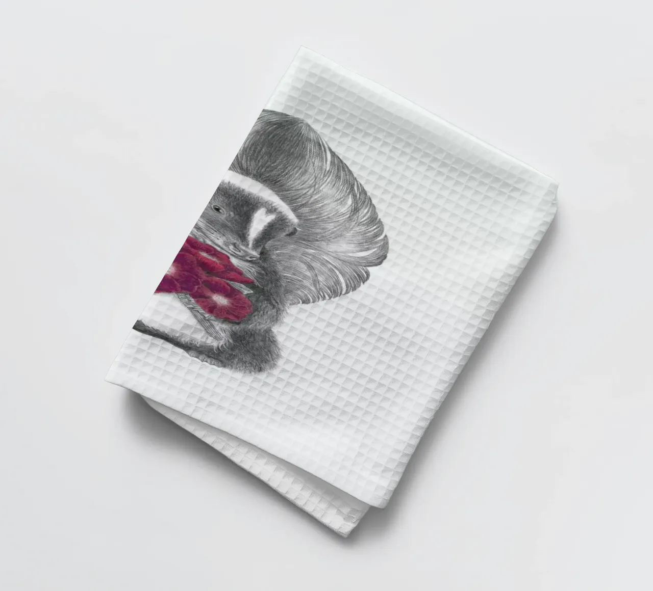 Scruffles Wigglebottom Skunk canovaccio da cucina da Le Canot Rouge