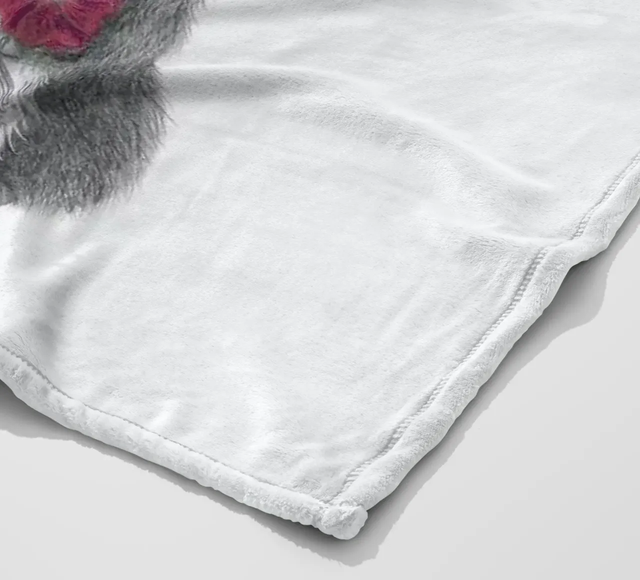 Scruffles Wigglebottom Skunk coperta in pile da Le Canot Rouge