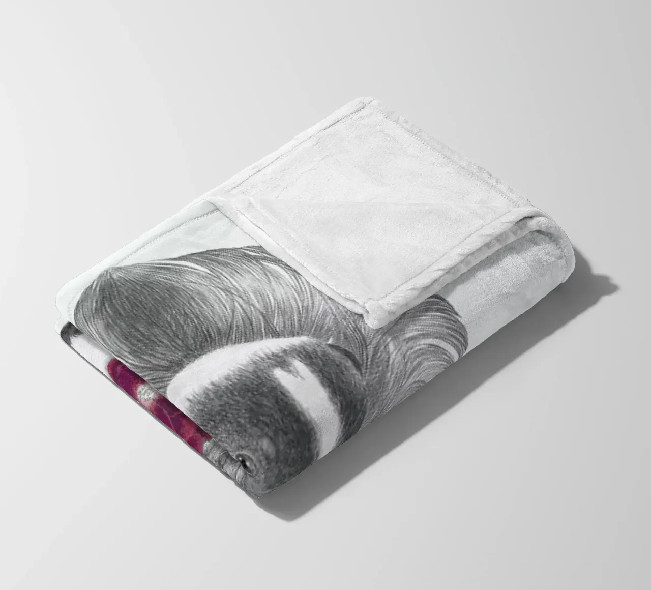 Scruffles Wigglebottom Skunk coperta in pile da Le Canot Rouge