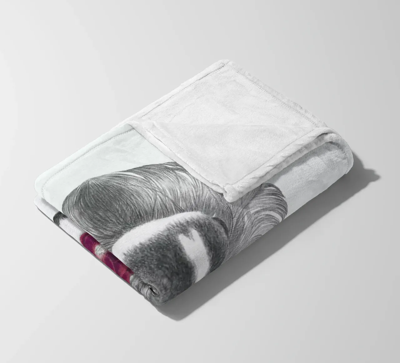 Scruffles Wigglebottom Skunk coperta in pile da Le Canot Rouge