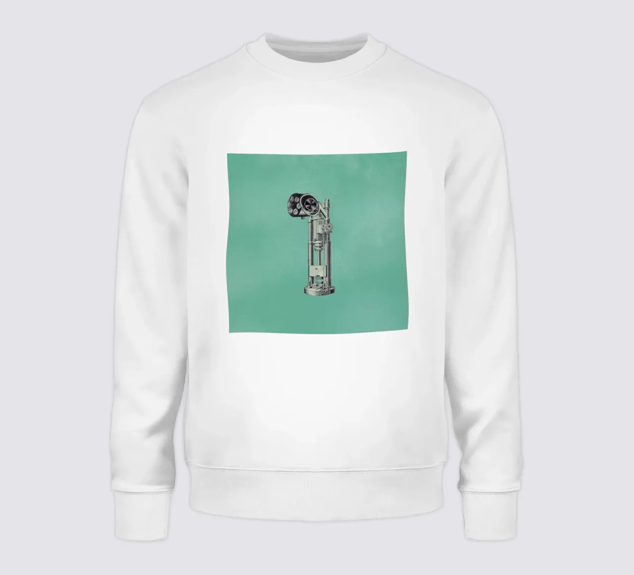 Steampunk Alphabet Number 1 Sweatshirt von Birgit Palma