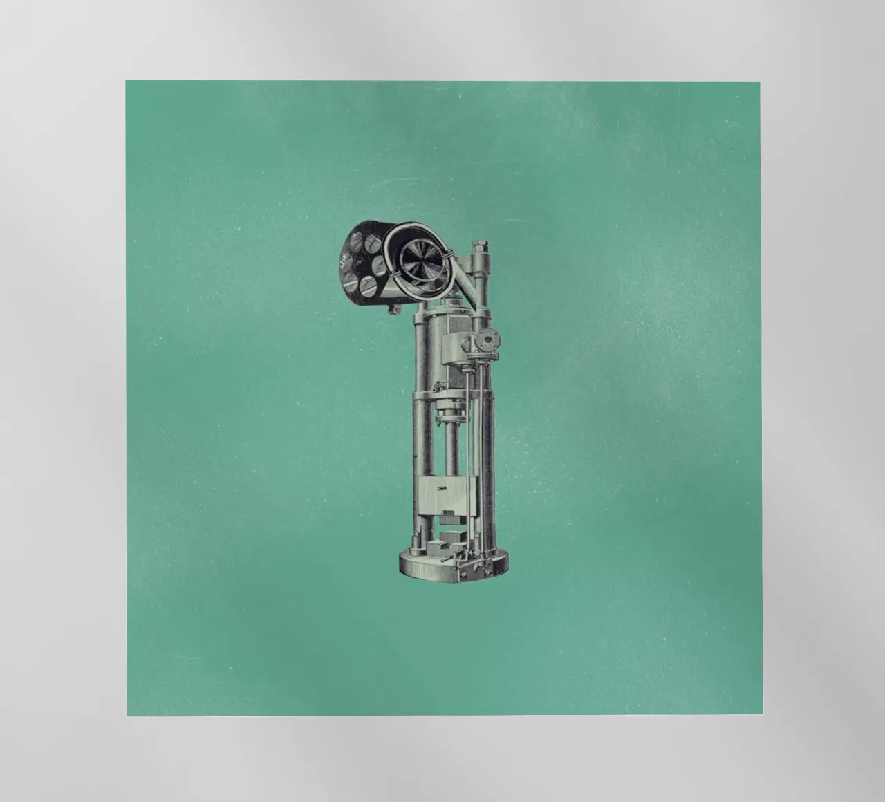 Steampunk Alphabet Number 1 pellicola backlit da Birgit Palma