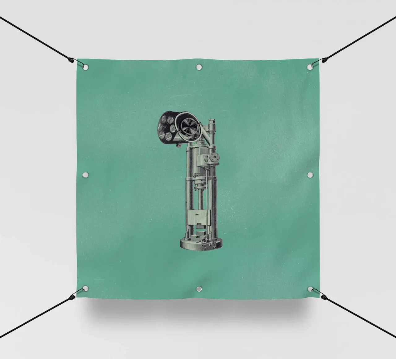 Steampunk Alphabet Number 1 telo in pvc da Birgit Palma