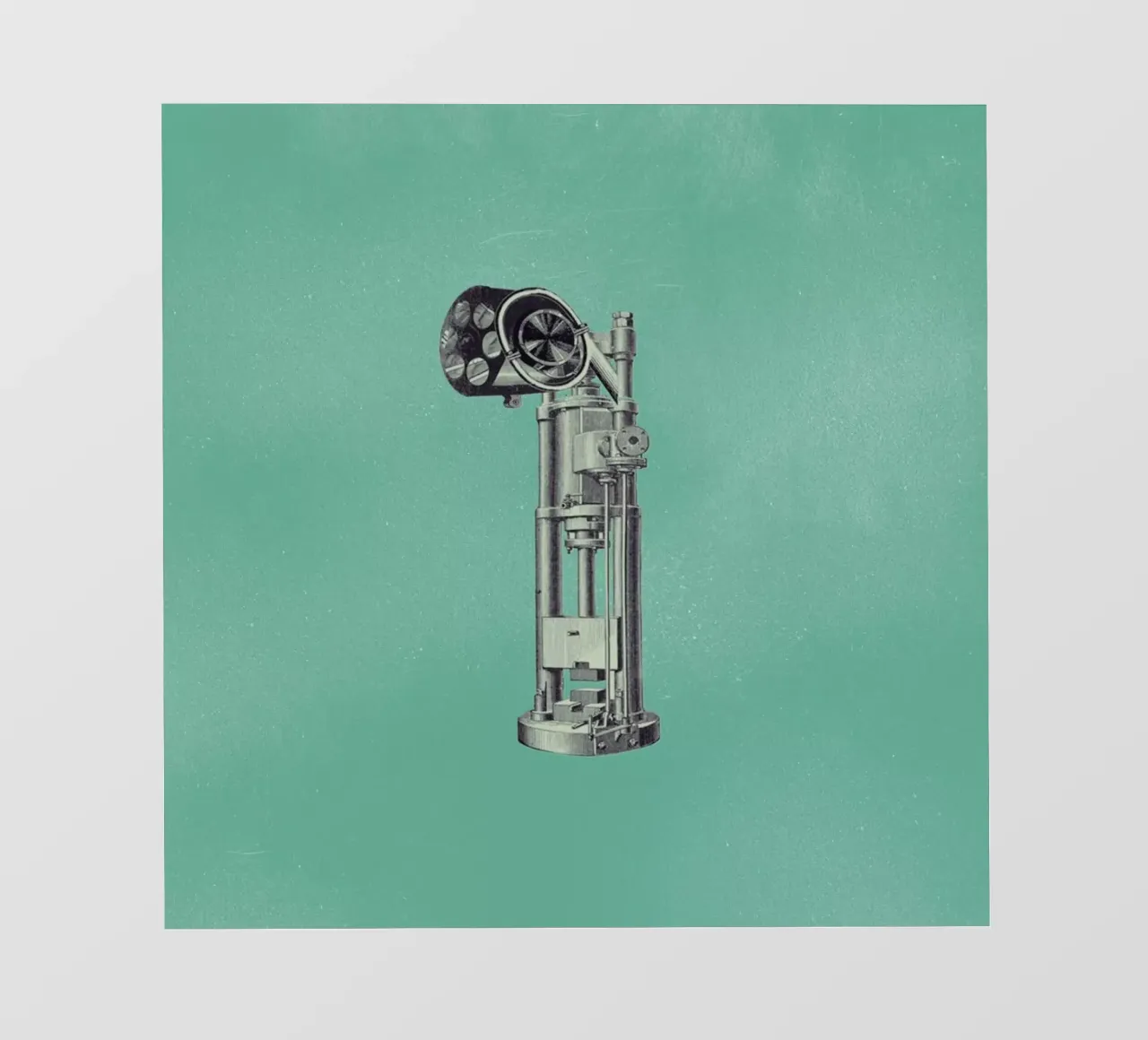 Steampunk Alphabet Number 1 telo in pvc da Birgit Palma