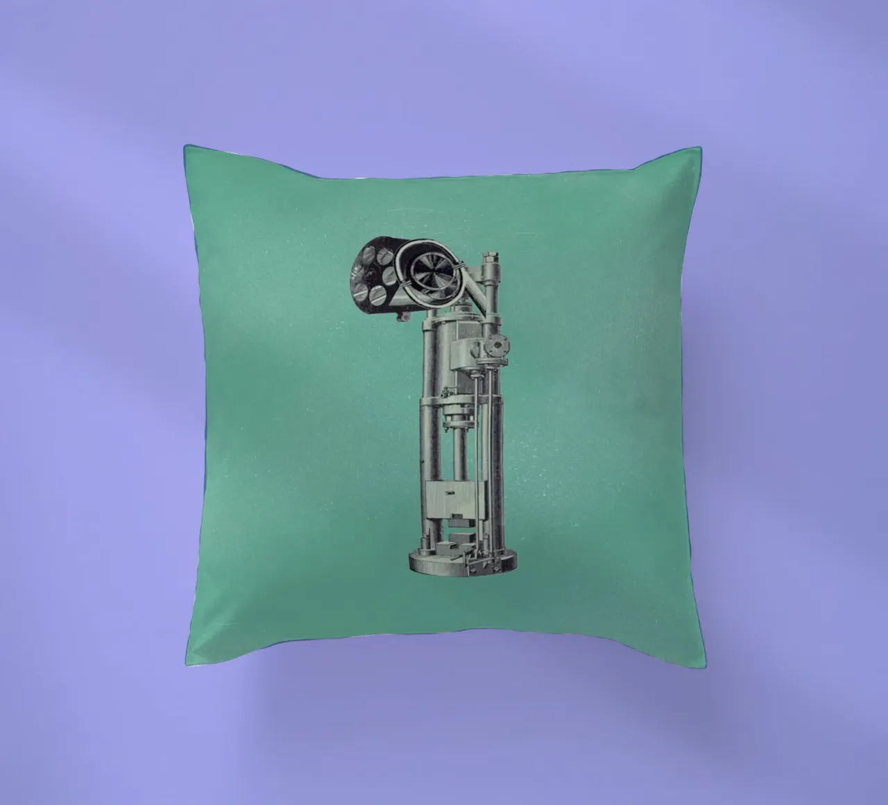 Steampunk Alphabet Number 1 cuscino da Birgit Palma