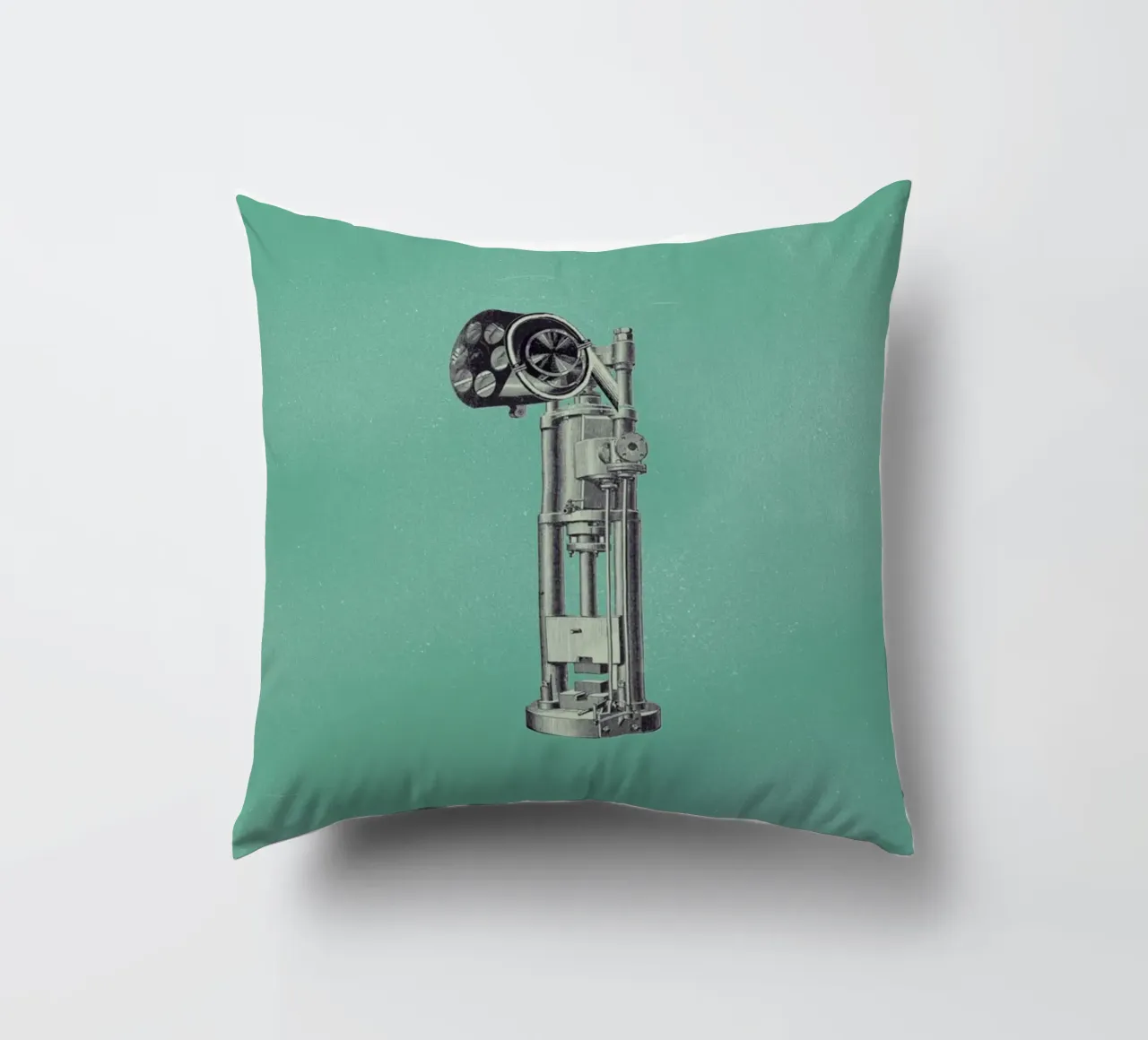 Steampunk Alphabet Number 1 cuscino da Birgit Palma