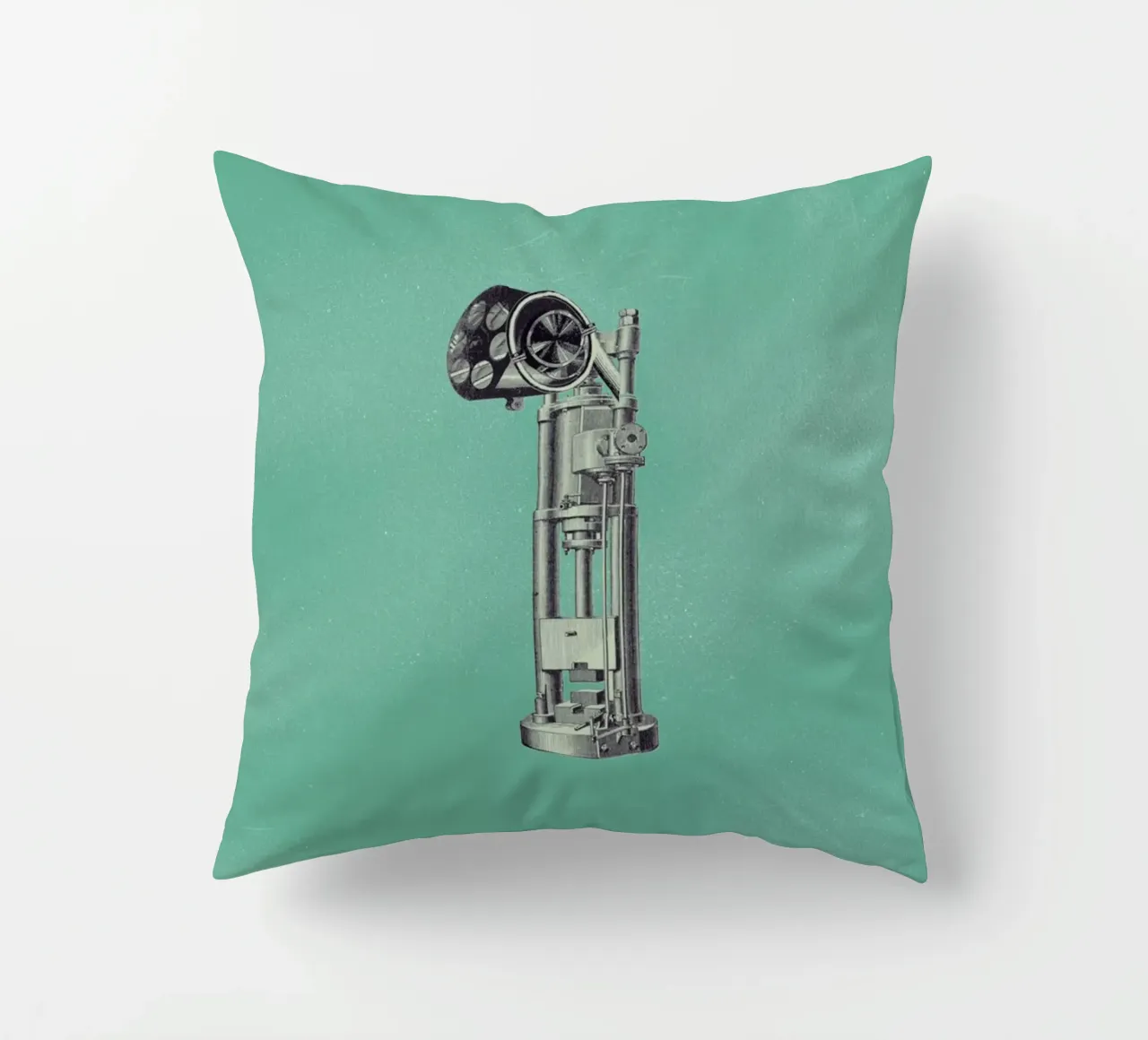 Steampunk Alphabet Number 1 cuscino da Birgit Palma