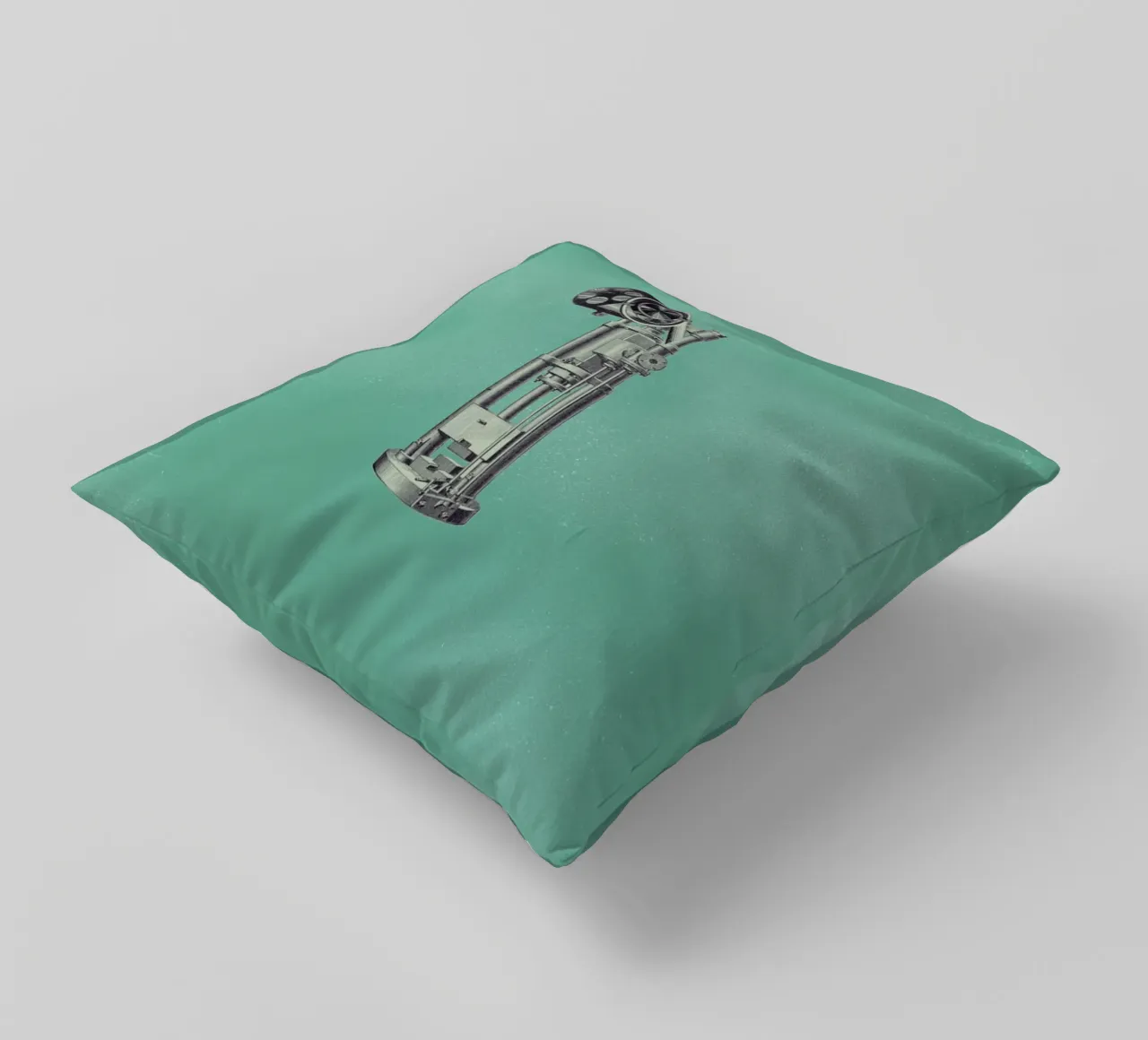 Steampunk Alphabet Number 1 cuscino da Birgit Palma