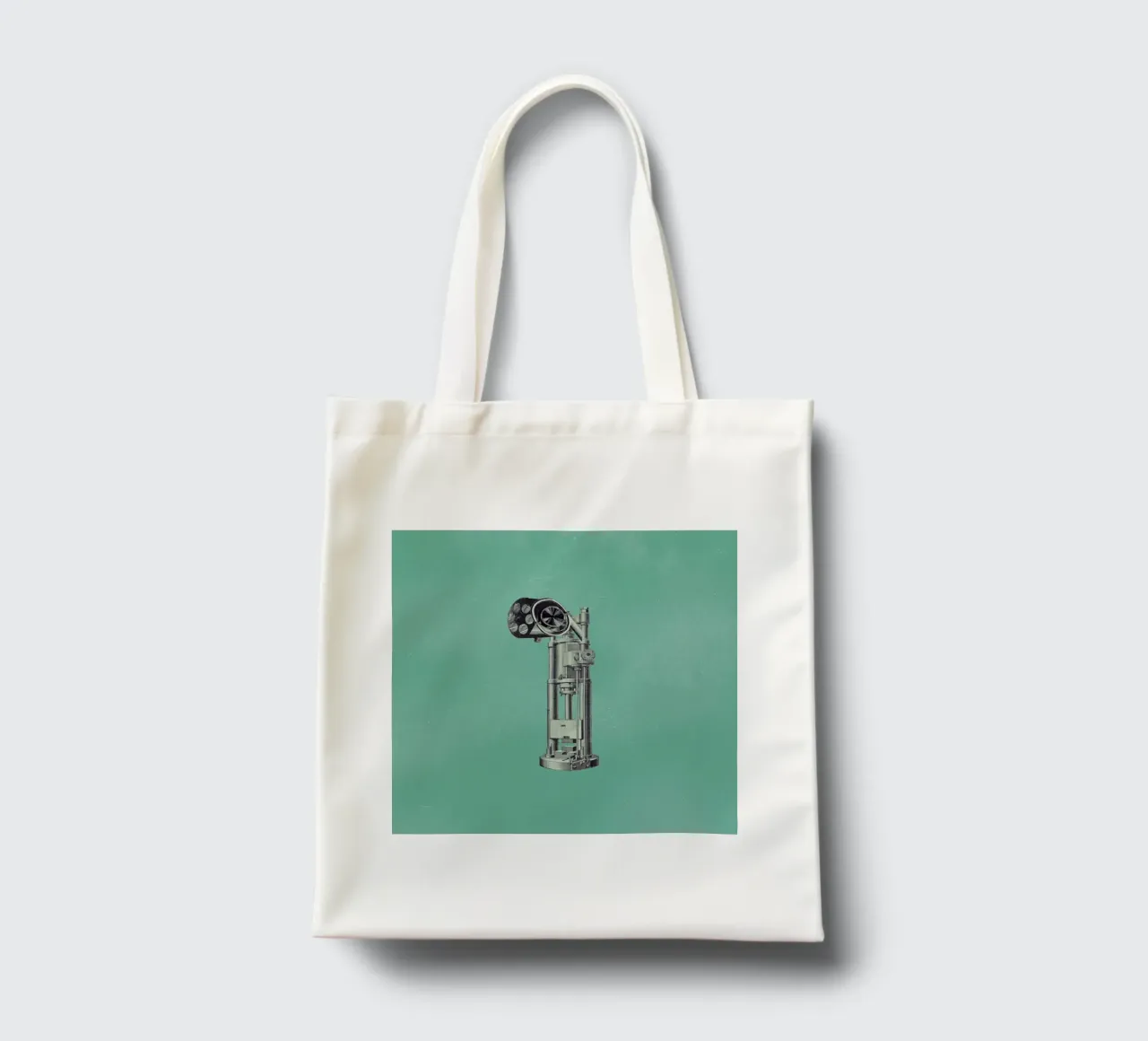 Steampunk Alphabet Number 1 borsa in juta da Birgit Palma