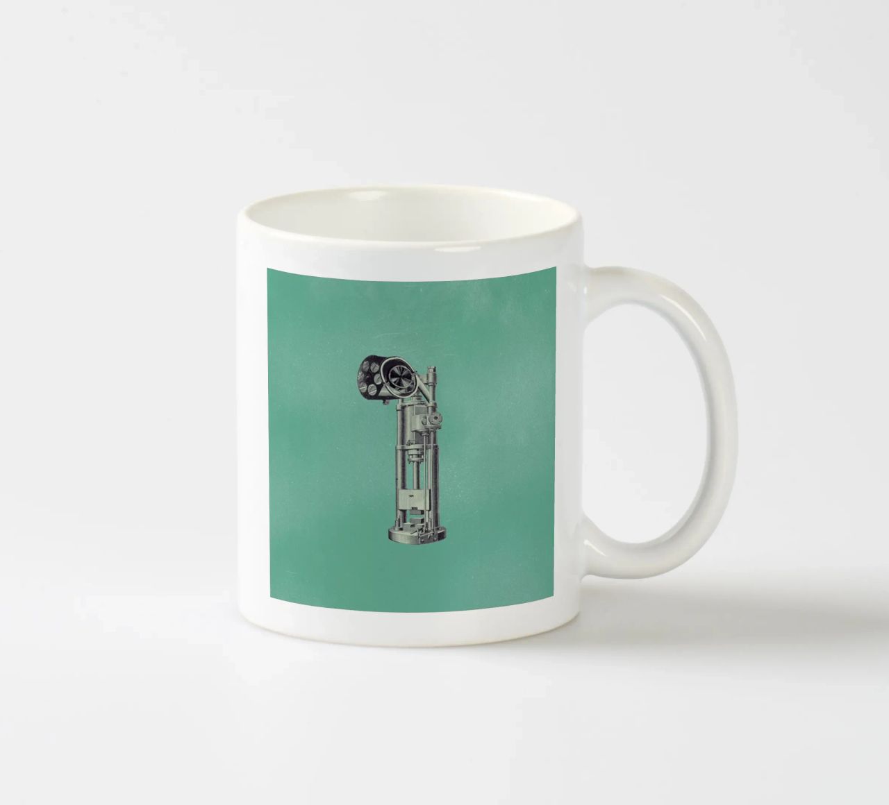 Steampunk Alphabet Number 1 tazza in ceramica da Birgit Palma