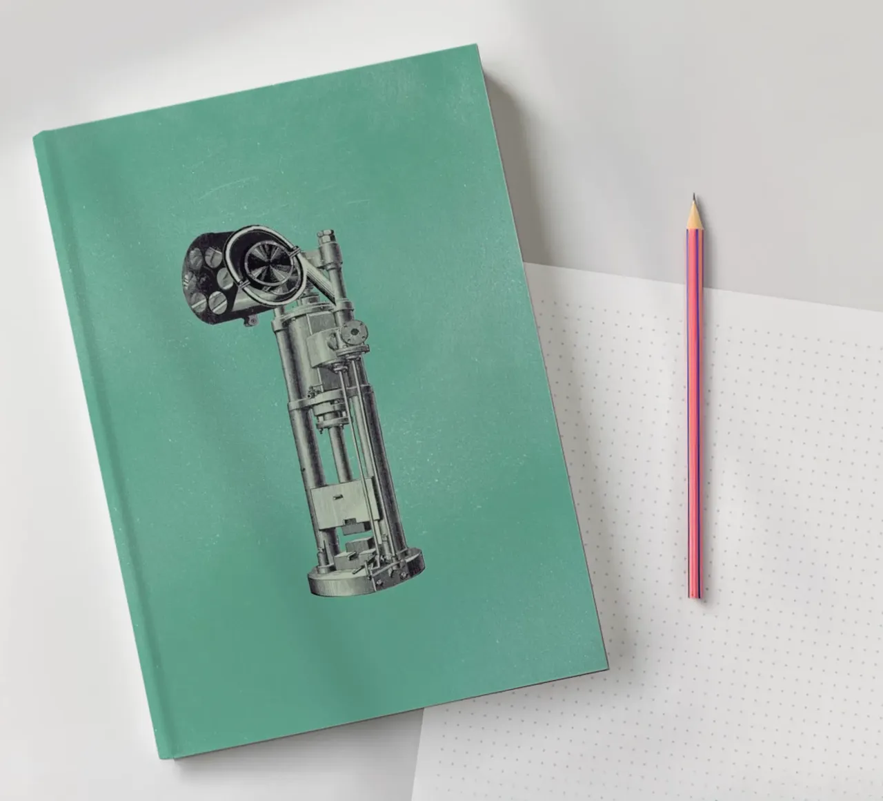 Steampunk Alphabet Number 1 notebook by Birgit Palma