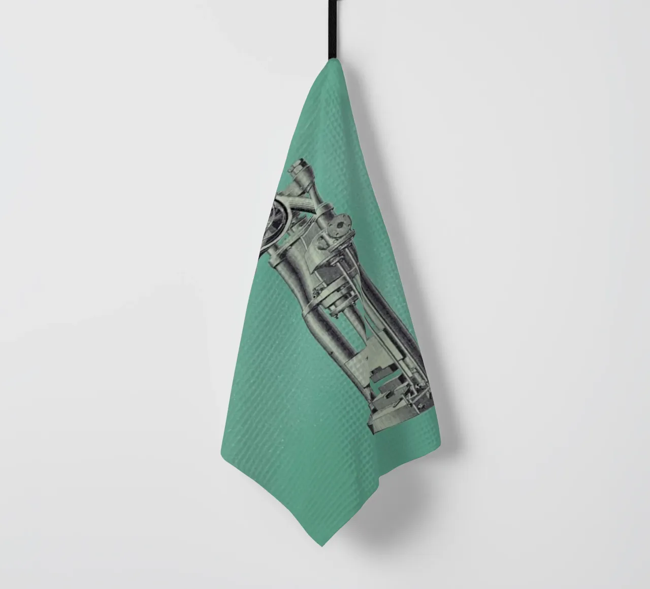 Steampunk Alphabet Number 1 canovaccio da cucina da Birgit Palma