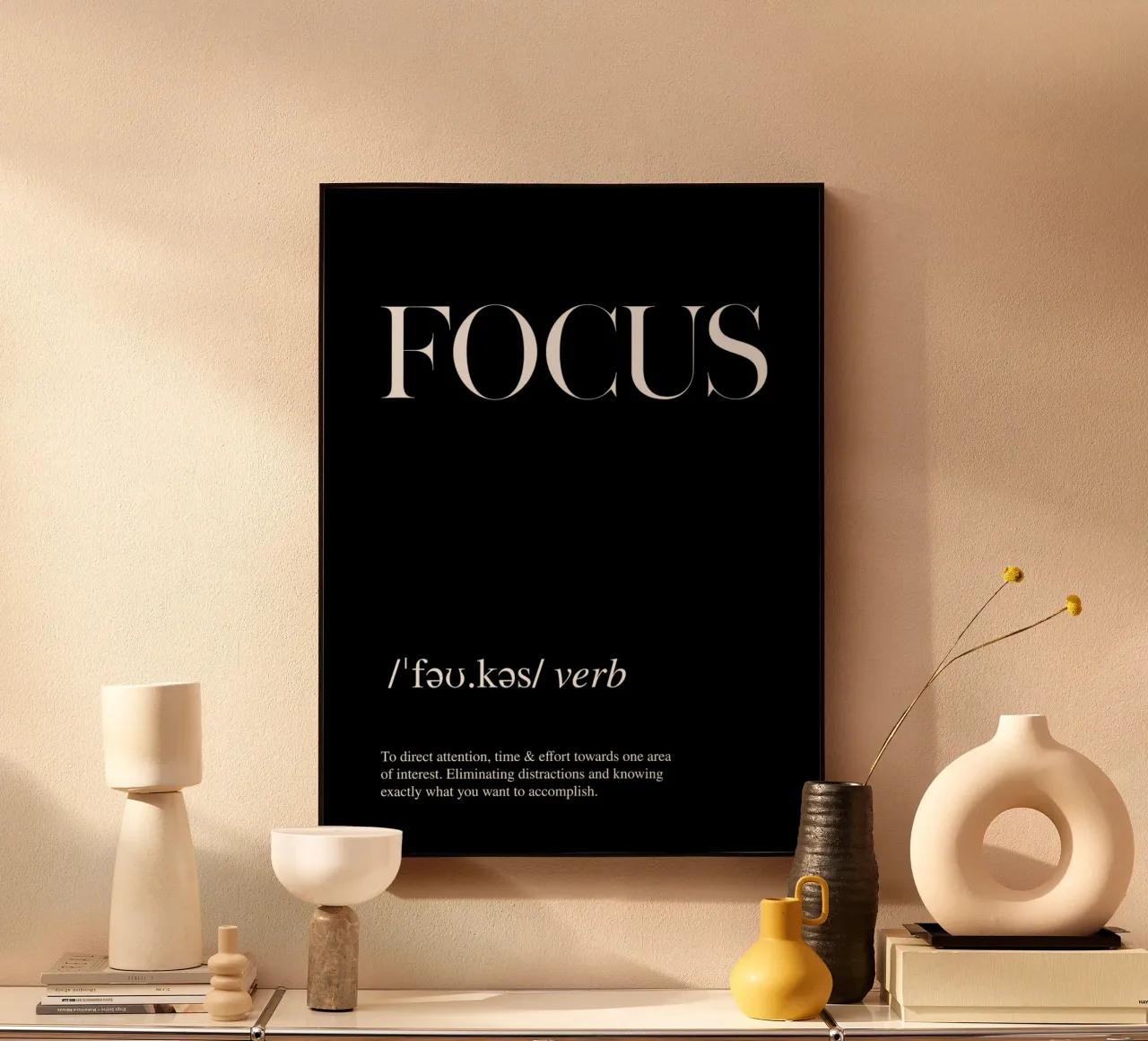 Focus plexiglas de John Sander