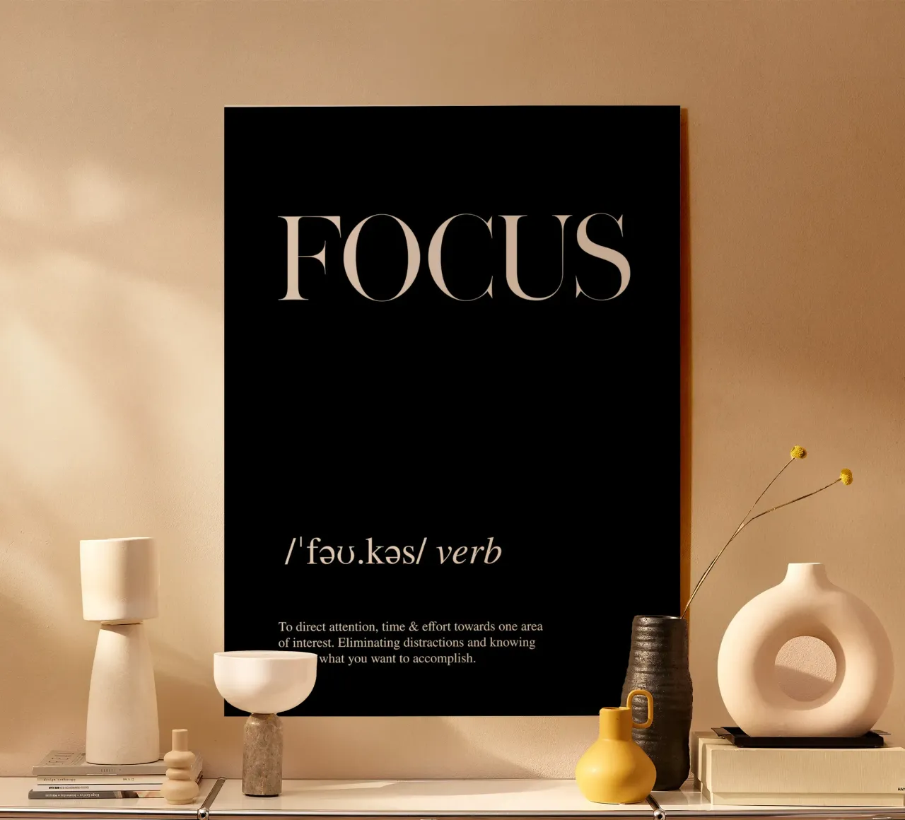 Focus plexiglas de John Sander