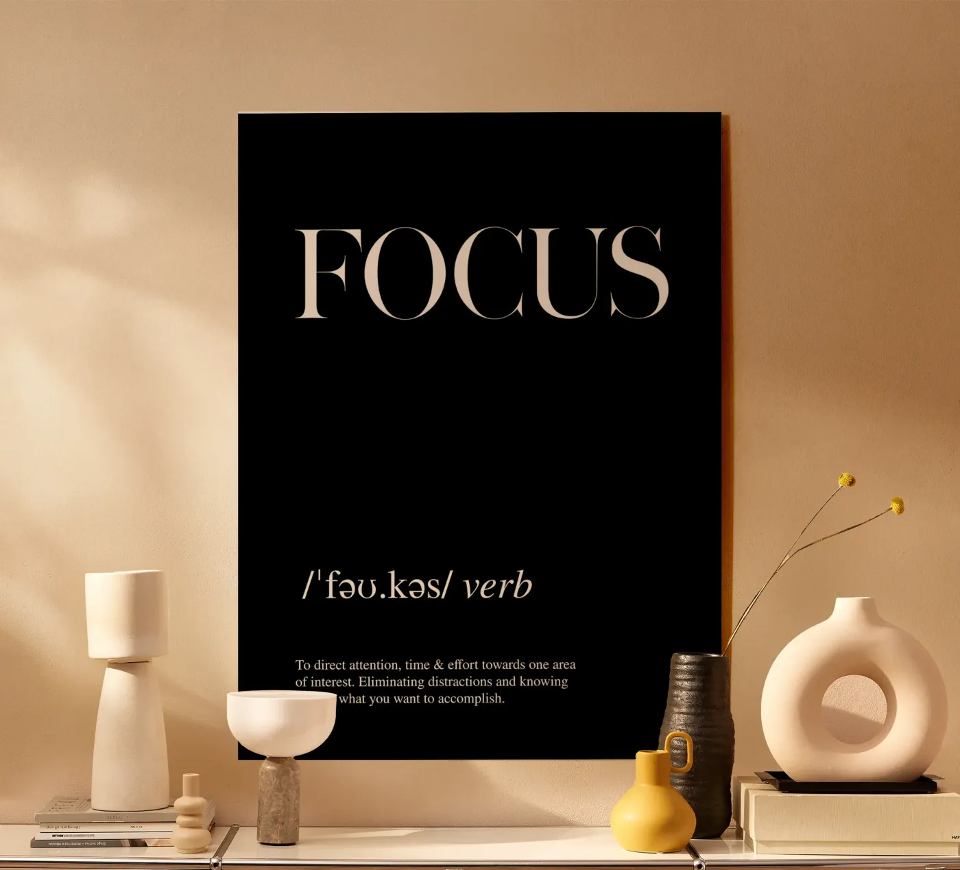 Focus plexiglas de John Sander
