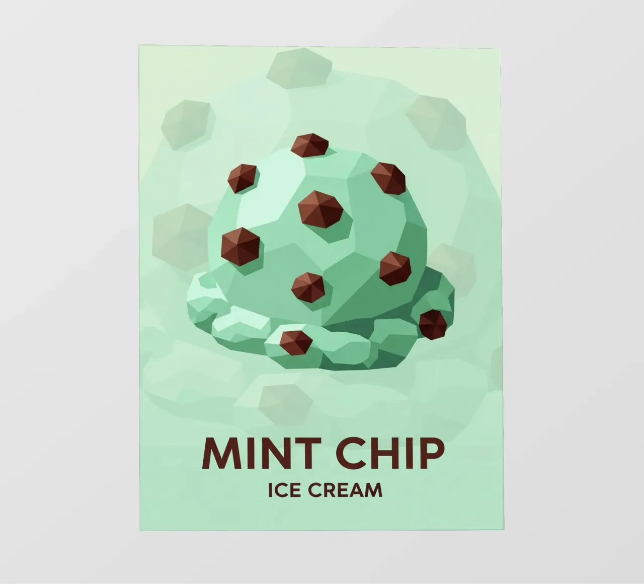 Muntchocoladechip fotobehang van FlatPrint Studio