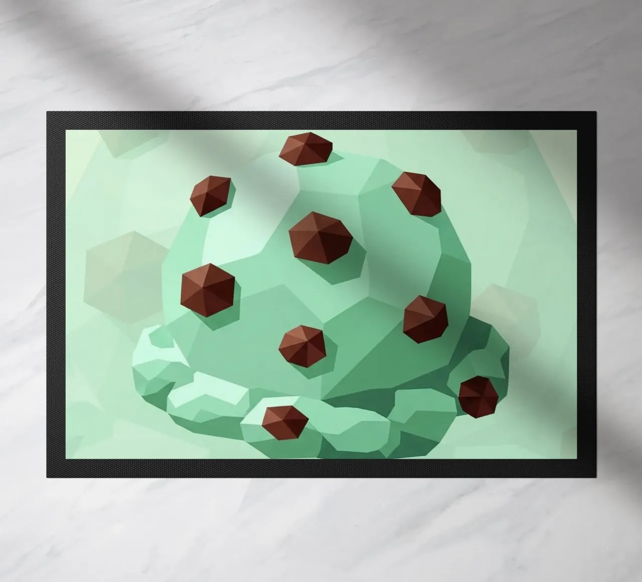 Mint Chocolate Chip deurmat van FlatPrint Studio
