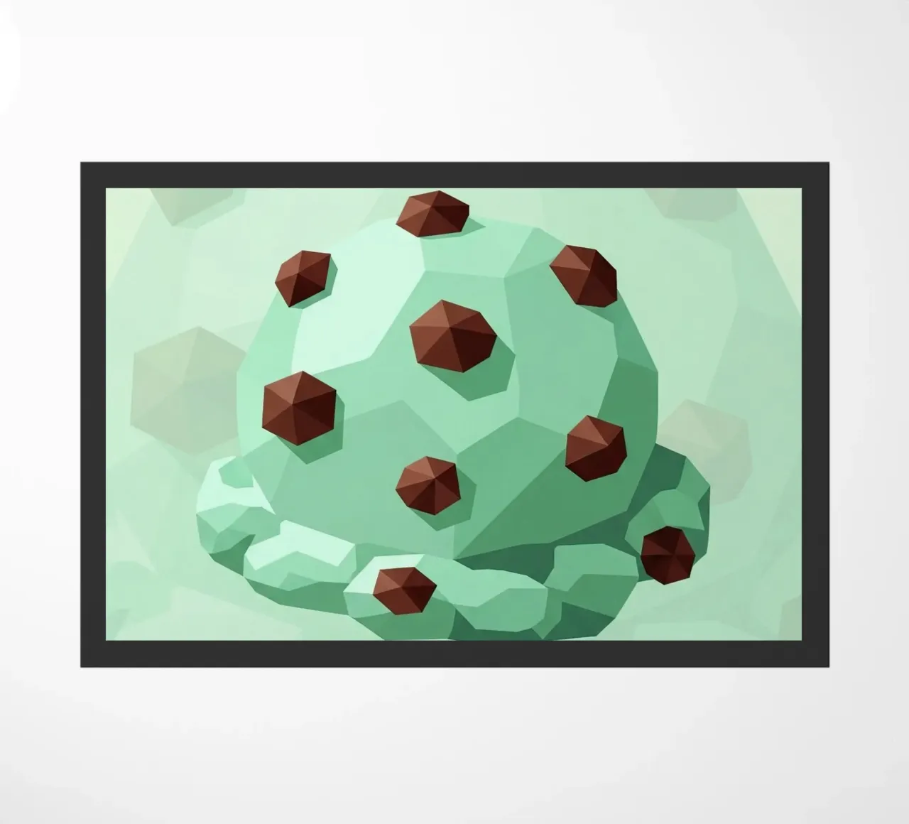 Mint Chocolate Chip deurmat van FlatPrint Studio