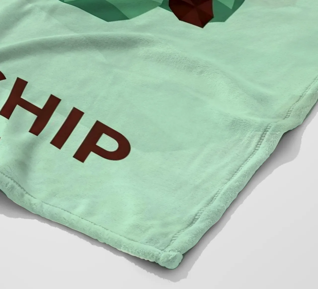 Muntchocoladechip fleecedeken van FlatPrint Studio