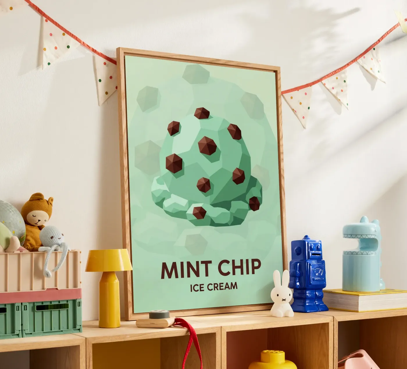 Mint Chocolate Chip plexiglass da FlatPrint Studio