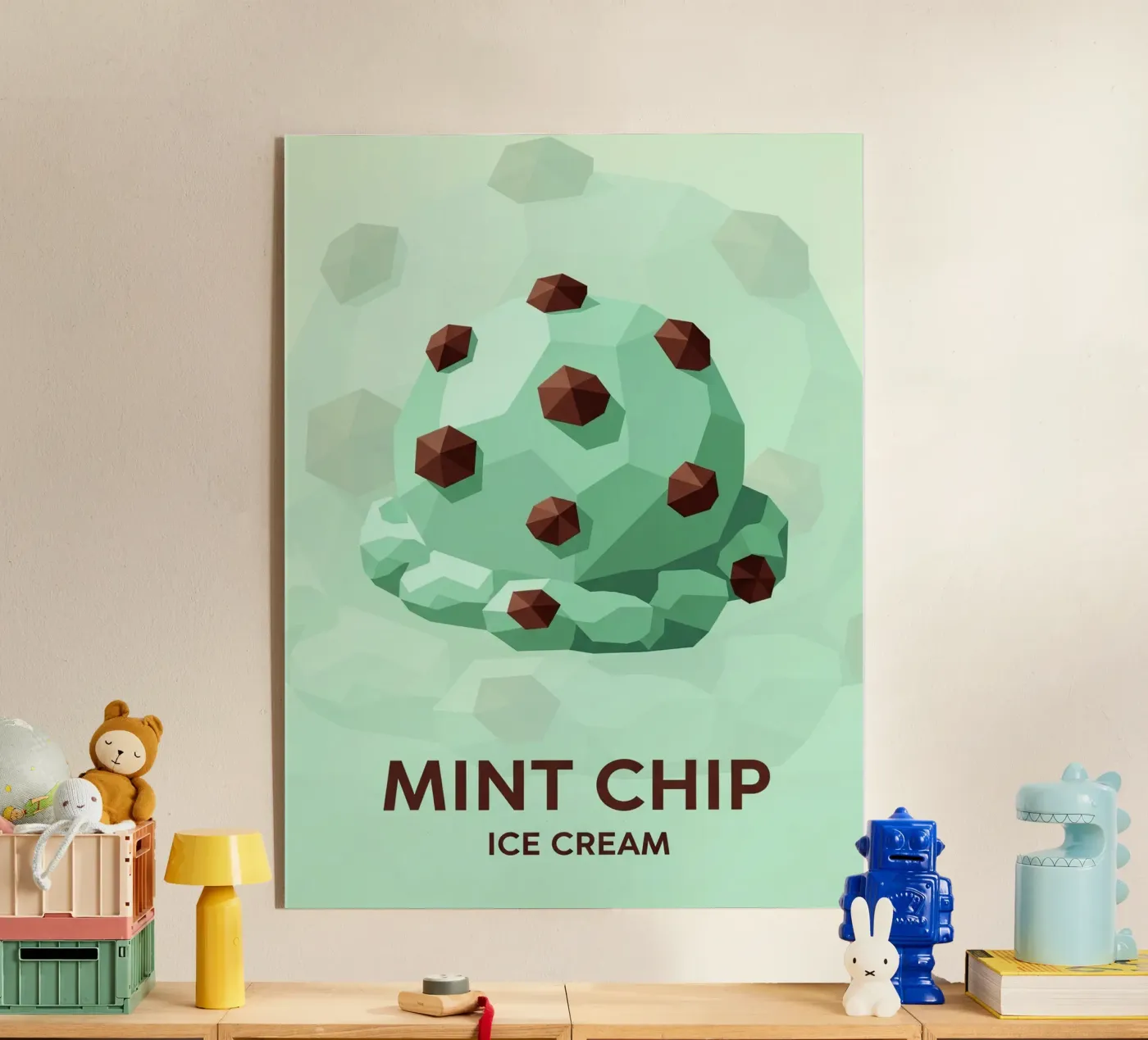 Mint Chocolate Chip plexiglass da FlatPrint Studio