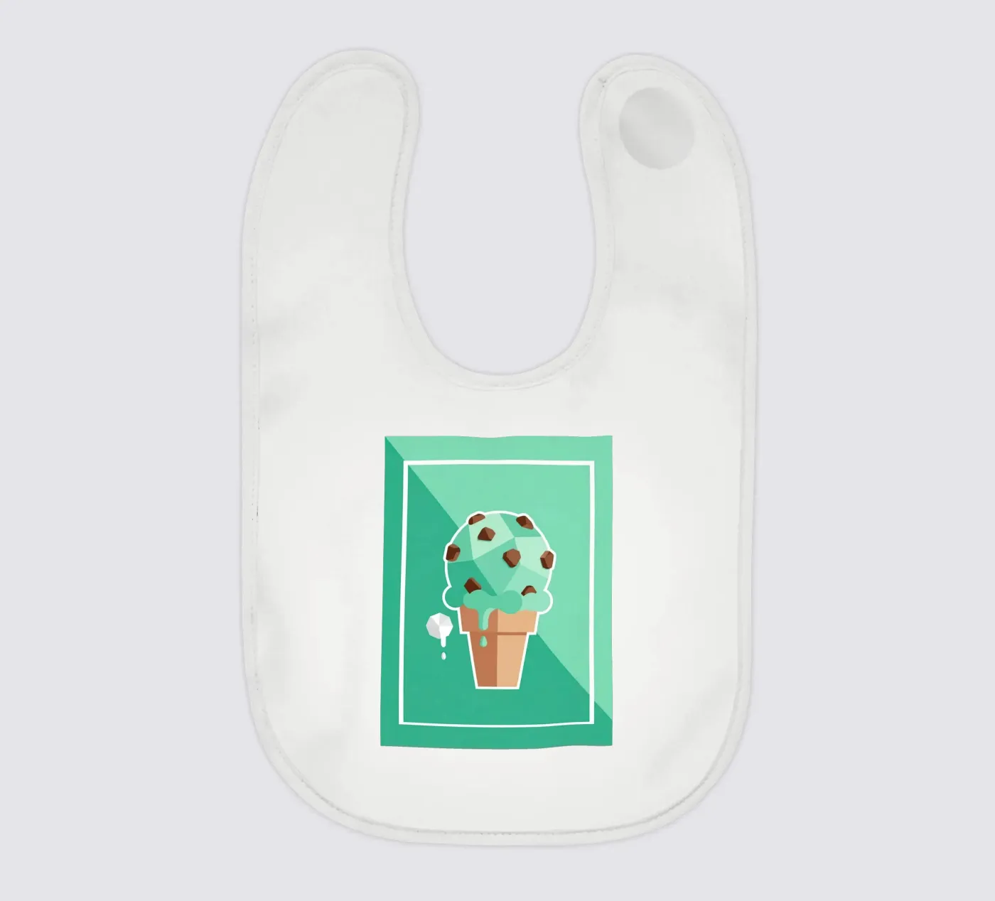 Cioccolato alla menta bavaglino da FlatPrint Studio