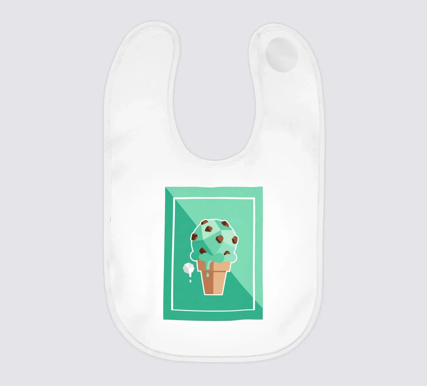 Cioccolato alla menta bavaglino da FlatPrint Studio