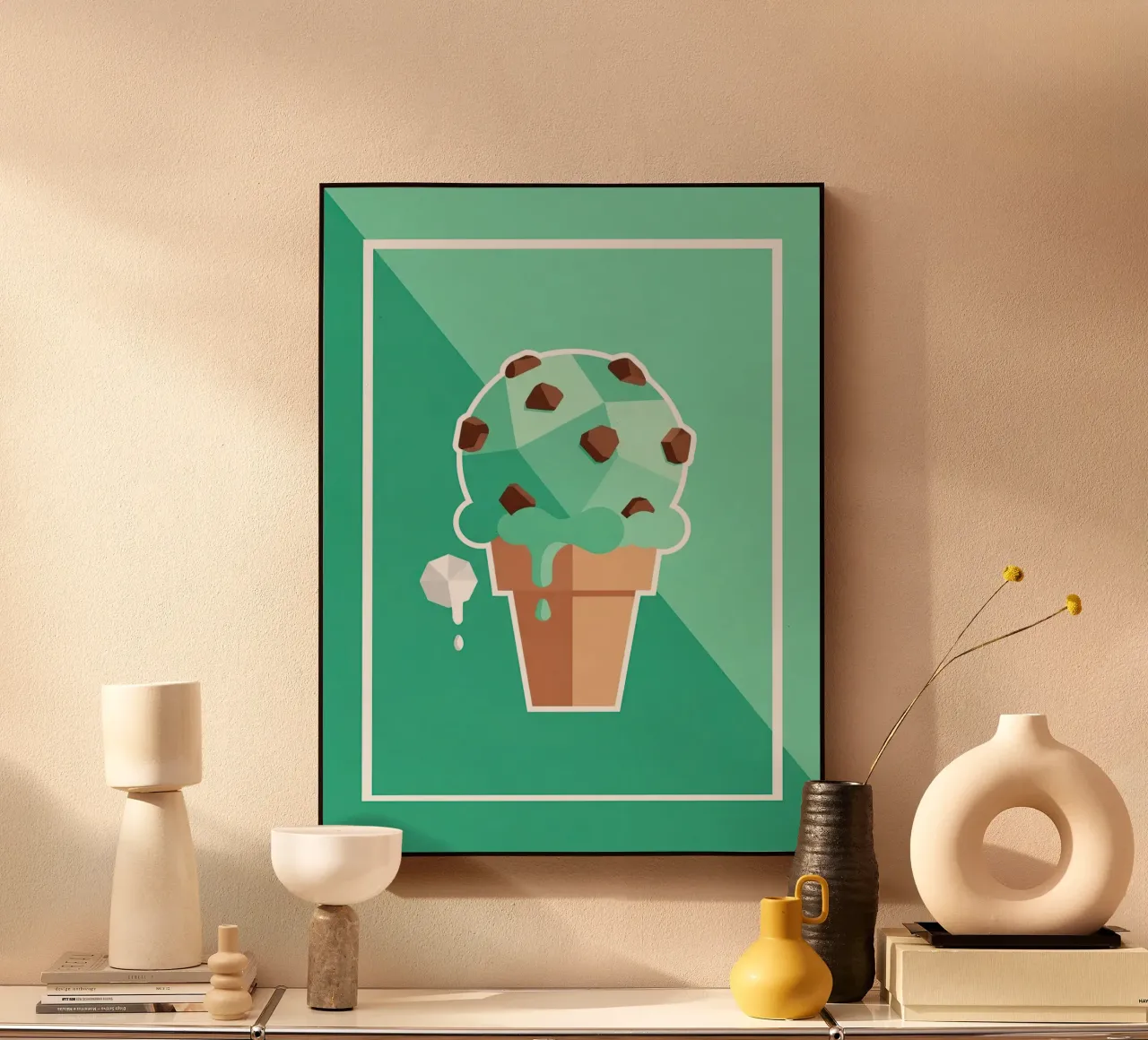 Mint Chocolate Chip plexiglass da FlatPrint Studio