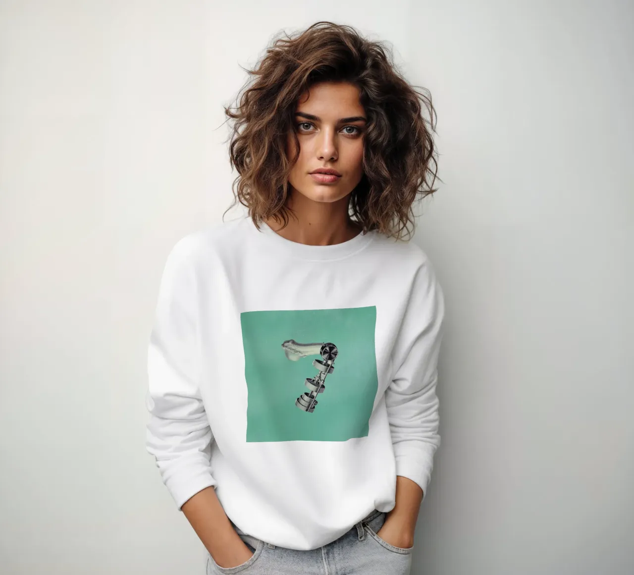 Steampunk Alphabet Number 7 felpa da Birgit Palma